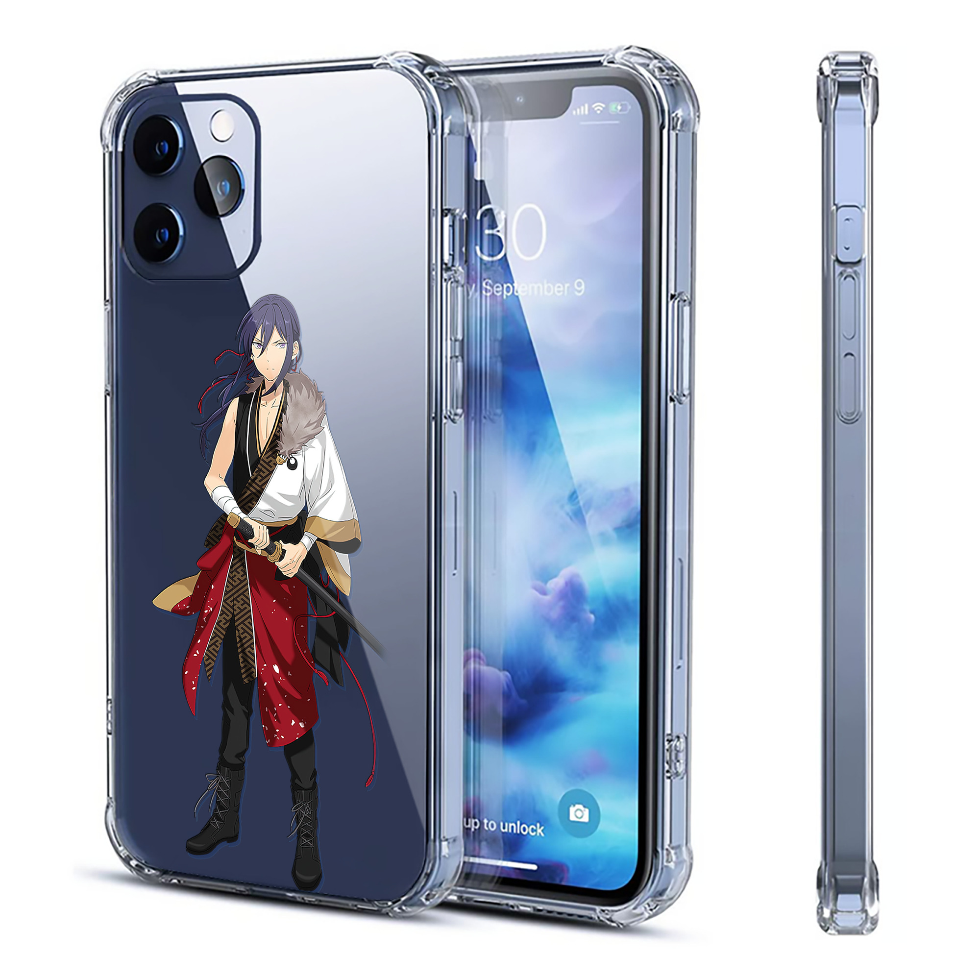 （画像用） あんさんぶるスターズ! Ensemble Stars 【iPhone 12シリーズ対応】透明スマホケース（クリアソフトケース）